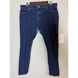 Gap Jeans Women's Size 16/33 Blue High Rise Favorite Jegging Solid Denim